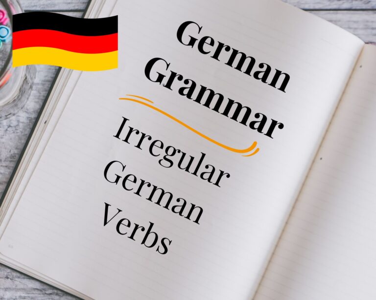 Irregular German Verbs and How to Use Them