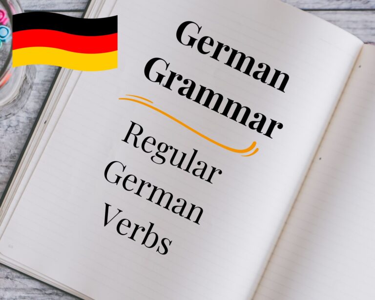 Regular German Verbs and How to Use Them
