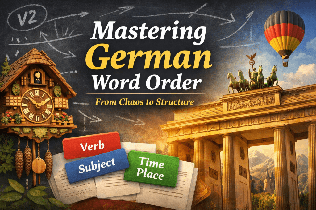 mastering German word order from chaos  to structure